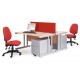 Momento Cantilever Frame Straight Office Desk 